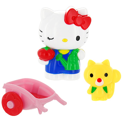 Игровой набор "Hello Kitty: Фермер" Фигурка Китти, фигурка белочки, тележка инфо 10479a.
