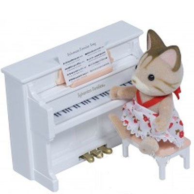 Игровой набор "Стефания играет на пианино" Фигурка кошечки, пианино, ноты, табуретка инфо 1485j.