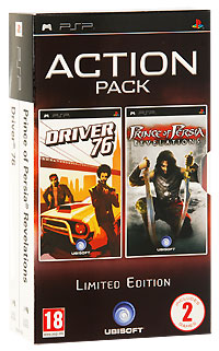 Action Pack: Игра "Driver 76" + игра "Prince of Persia: Revelations" Системные требования: Платформа Sony PSP инфо 1501a.