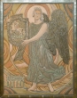 Интерьерное панно "Ангел Московских ворот" Авторская работа (71 х 55 см) Индия Авторская техника рельефной инфо 4932e.