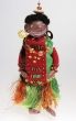 Авторская кукла "Африканка" Ручная работа название куклы, тираж, материалы, автор инфо 11529e.