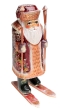 Статуэтка "Дед Мороз-лыжник" (Дерево, роспись) Ручная работа так как это ручная работа инфо 3565f.