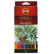 Набор цветных акварельных карандашей "Mondeluz", 12 шт 6,6 мм Состав 12 карандашей инфо 13537f.