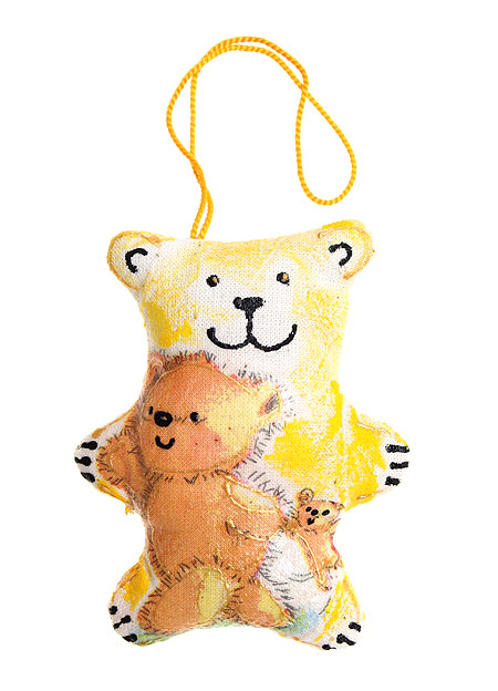 Елочная игрушка "Медведь" Авторская работа для Ваших друзей и близких! инфо 13659f.