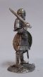 Король Гарольд Битва при Гастингсе 1066 г Оловянная миниатюра Авторское литье Авторская работа Мастерская "Чекан" 2008 г инфо 2369h.